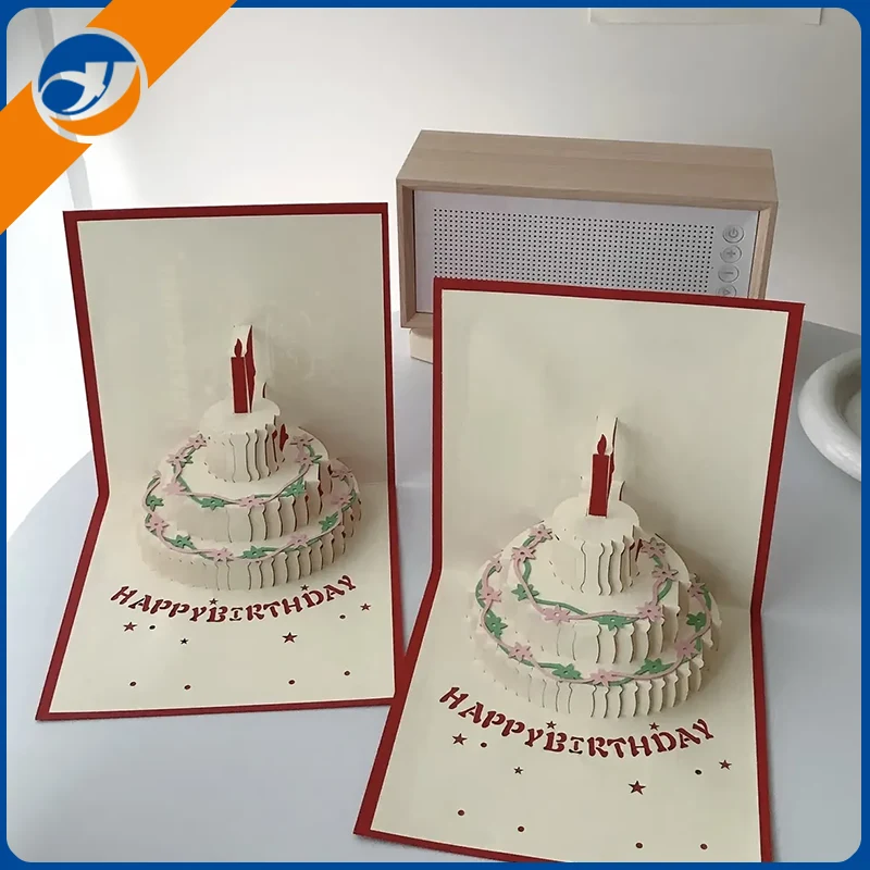 Fødselsdag 3D Paper Card