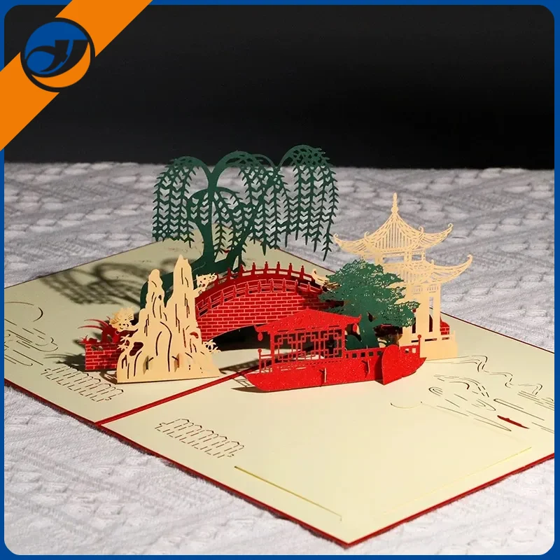 Kreativt 3D -papirkort