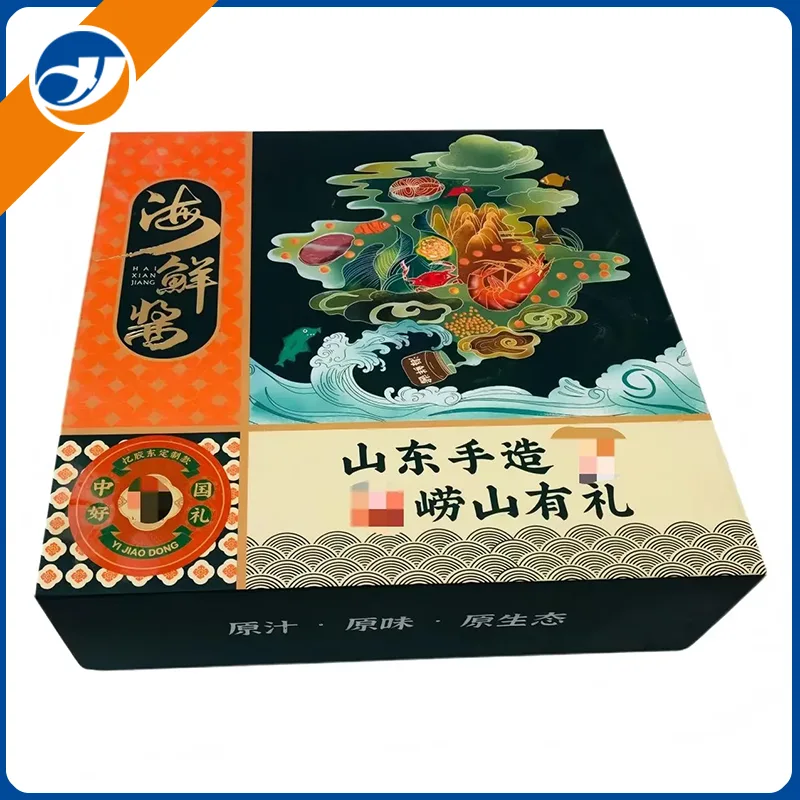 Foldbar magnetisk emballage til sauce