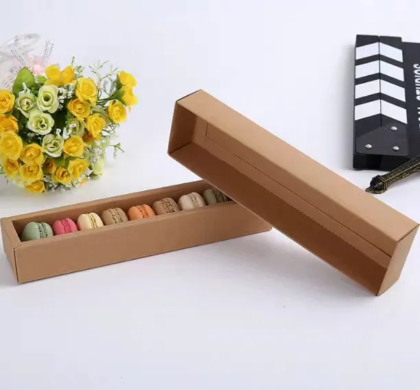 Snackboks af kraftpapir